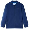 Sweatshirt para crian&ccedil;a com fecho azul-marinho 92