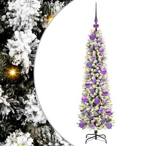 vidaXL &Aacute;rvore de Natal Artificial Branco 120 cm PVC, Metal e Pl&aacute;stico