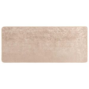 vidaXL Passadeira MARSA Bege 100 x 200 cm Poli&eacute;ster e PVC