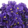 vidaXL Grinaldas de flores de Natal 3 pcs 85 cm roxo escuro