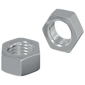 vidaXL Porca Hexagonal 2 unid. Prateado M6 Metal