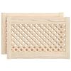 vidaXL Portas de arm&aacute;rio design treli&ccedil;a 2 pcs 59,5x39,5cm pinho maci&ccedil;o
