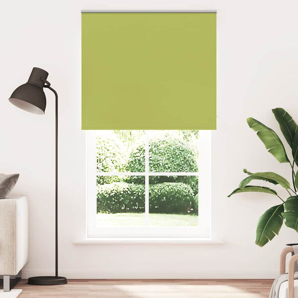 vidaXL Persiana de enrolar 125x230 cm largura tecido 121,6cm poli&eacute;ster