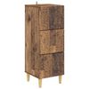 vidaXL Gabinete de Gavetas Madeira antiga 33 x 34,5 x 90 cm