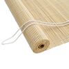 vidaXL Estores de rolo Natural 60 x 220 cm Bambu