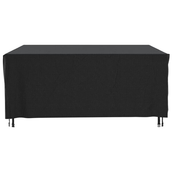 vidaXL Capas m&oacute;veis de jardim 2pcs 250x210x90cm imperme&aacute;vel 420D preto