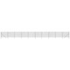 vidaXL Cerca de malha de arame 1,6x25 m a&ccedil;o galvanizado antracite