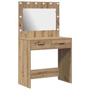 vidaXL Mesa de vestir Carvalho Artesanal 78,5 x 41 x 135 cm