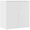 vidaXL Aparadores 2 pcs 79x38x80 cm derivados de madeira branco