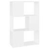 vidaXL Estante/divis&oacute;ria 60x24x94 cm contraplacado branco