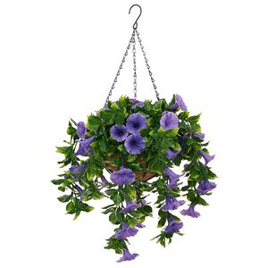 vidaXL Flores Artificiais Roxo 66 x 75 x 70 cm PE e A&ccedil;o