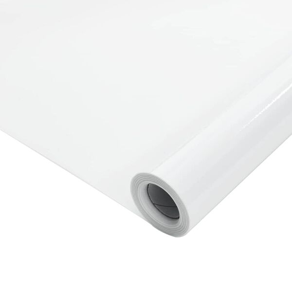 vidaXL Película janela estática 45x500cm PVC branco fosco