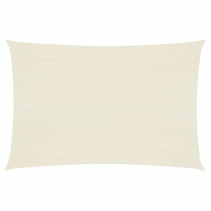vidaXL Guarda-Sol tecido Oxford retangular 2x4 m creme