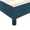 vidaXL Cama com molas/colch&atilde;o 90x190 cm veludo azul-escuro