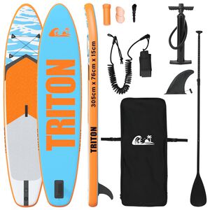 vidaXL Prancha de Stand Up Paddle Infl&aacute;vel TRITON 305 x 76 x 15 cm