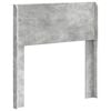 vidaXL Cabeceira Cinzento Cimento Derivados de Madeira