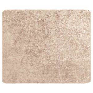 vidaXL Passadeira MARSA Bege 80 x 100 cm Poli&eacute;ster e PVC