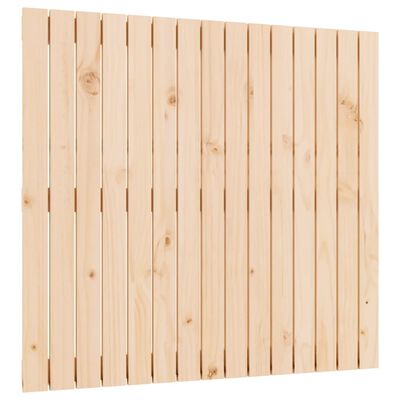 vidaXL Cabeceira de parede 95,5x3x90 cm madeira de pinho maciça