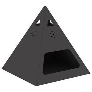 vidaXL Bowl de Fogo Preto 50 x 50 x 51 cm A&ccedil;o corten