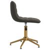 vidaXL Cadeira de escrit&oacute;rio veludo cinzento-escuro