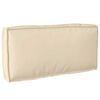 vidaXL Almofada Bege 80 x 40 x 12 cm Tecido Oxford