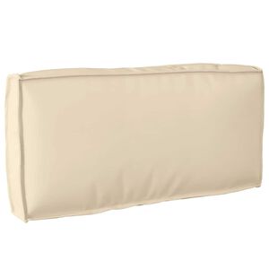 vidaXL Almofada Tecido Oxford Bege 80 x 40 x 12 cm