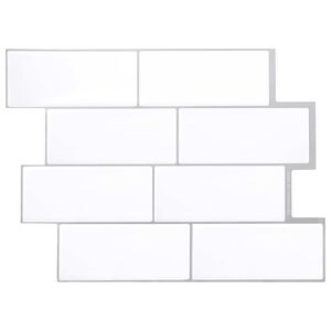 vidaXL Azulejo Subterr&acirc;neo 50 pcs Branco e Cinza 29 x 21 cm