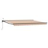 vidaXL Toldo Retr&aacute;til El&eacute;trico Azul, Laranja, Antracite 4,5 &times; 3 m
