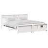 vidaXL Estrutura da Cama Branco 180 x 200 cm Madeira de pinho maci&ccedil;o