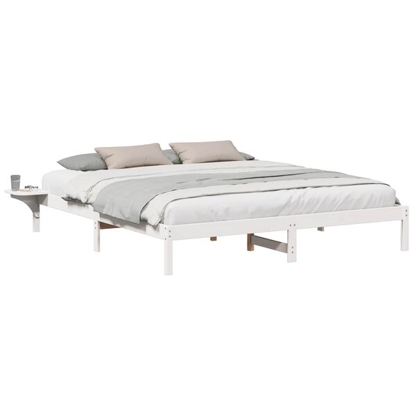 vidaXL Estrutura da Cama Branco 200 x 200 cm