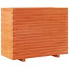 vidaXL Vaso/floreira de jardim 90x40x72 cm pinho maci&ccedil;o castanho mel
