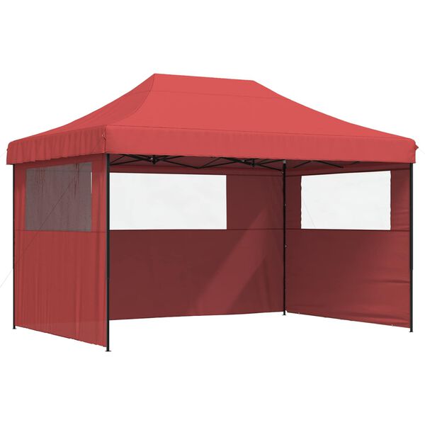 vidaXL Tenda de Festa Borgonha 279 x 410 x 315 cm Tecido Oxford