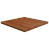 vidaXL Tampo mesa quadrado 60x60x2,5 carvalho tratado castanho-escuro