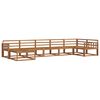 vidaXL Conjunto de Sof&aacute;s para Exterior 7 pcs Natural