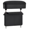 vidaXL Apoio de bra&ccedil;o universal para carro 23x8x(30-38) cm ABS preto