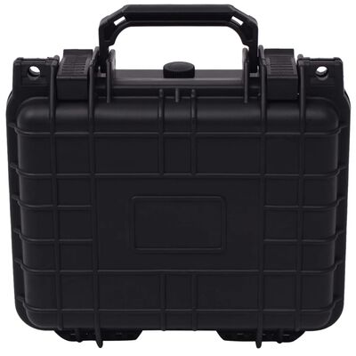 vidaXL Caixa protetora de equipamento 27x24,6x12,4 cm preto
