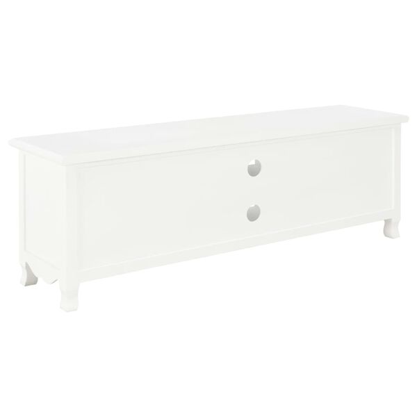 vidaXL Móvel de TV 120x30x40 cm madeira branco