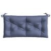 vidaXL Almofad&atilde;o p/ banco jardim 110x50x7cm tecido oxford azul-marinho