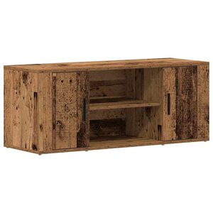 vidaXL Gabinete para TV 100 x 35 x 40 cm Madeira antiga