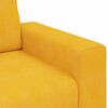 vidaXL Poltrona 100x77x82 cm tecido corduroy amarelo-claro