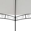 vidaXL Gazebo de jardim 4x3 m 180 g/m² creme
