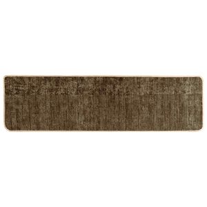 vidaXL Passadeira MARSA Verde Floresta 100 x 400 cm Poli&eacute;ster e PVC