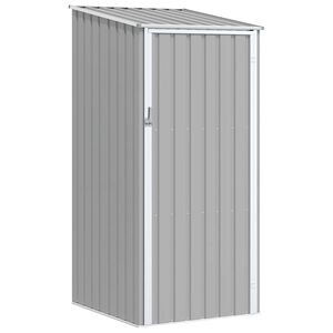 vidaXL Abrigo de jardim 87x98x159 cm a&ccedil;o galvanizado cinzento