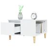 vidaXL Mesa de centro 55x55x36,5 cm derivados de madeira branco