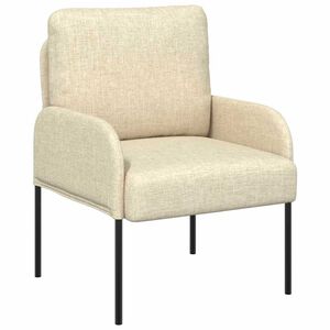 vidaXL Sof&aacute;s com almofada 55cm Creme Contraplacado