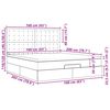 vidaXL Estrutura de cama otomana com colch&atilde;o tecido cinzento escuro
