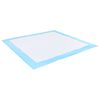 vidaXL Pad de Treinamento para Pets 50 pcs Azul e Branco 60 x 60 cm