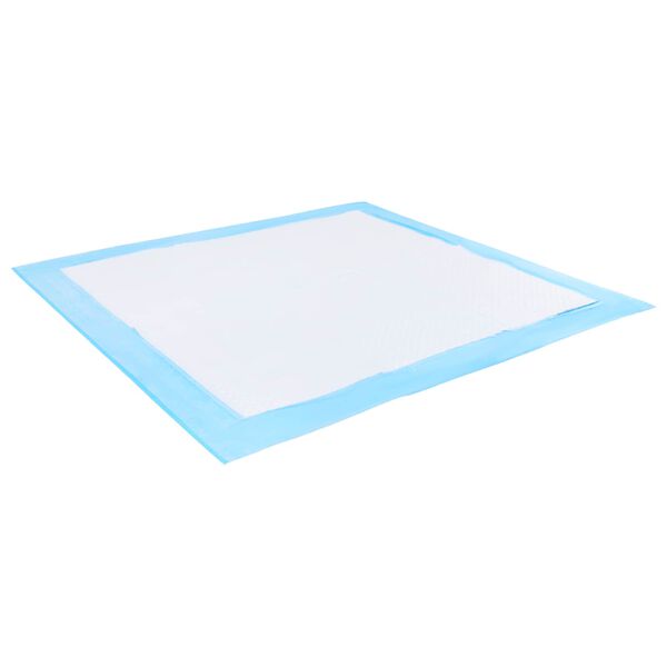vidaXL Pad de Treinamento para Pets 50 pcs Azul e Branco 60 x 60 cm