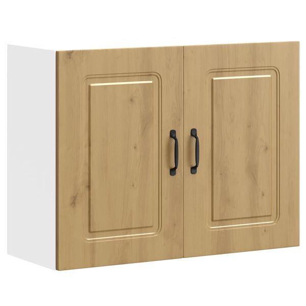 vidaXL Arm&aacute;rio de parede de cozinha Kalmar carvalho artesanal