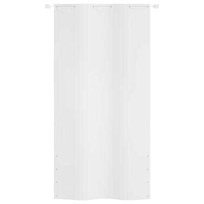 vidaXL Tela de varanda 120x240 cm tecido Oxford branco